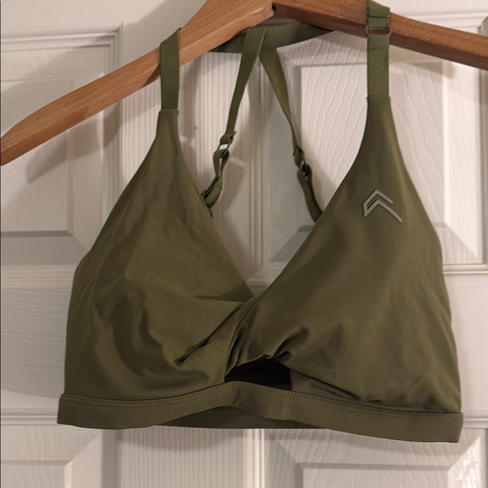 Oner Active Olive Green Sports Bra